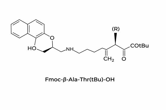 SPPS용 Fmoc-β-Ala-Thr(tBu)-OH 이펩타이드 빌딩 블록